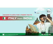 Reasons to Apply for a Tourist Visa to Italy from India | Call Us: 8791297912