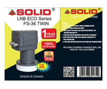 SOLID FS-36 Eco Series Universal Twin LNB