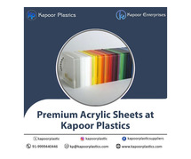 Premium Acrylic Sheets at Kapoor Plastics