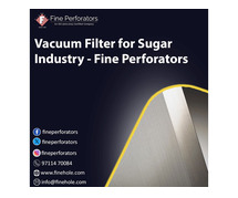 Vacuum Filter for Sugar Industry - Fine Perforators