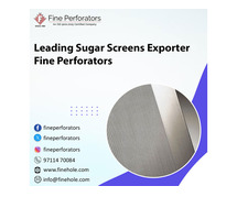 Leading Sugars Screens Exporter - Fine Perforators