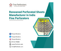 Renowned Perforated Sheets Manufacturer in India - Fine Perforators