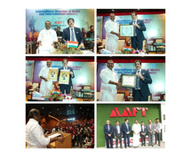 Minister L. Murugan Addresses AAFT Students at Marwah Studios