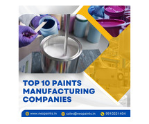 Top 10 Paints Manufacturing Companies