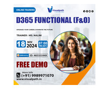 D365 Functional F&O Online Training Free Demo