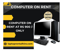 computer on rent at Rs 900/- only