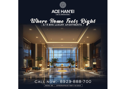 ACE Hanei Luxury floor plans in noida sector 12