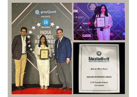 GD Goenka Ahmedabad Wins Education World Award