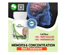 Improve Memory and concentration with Branole X Capsule