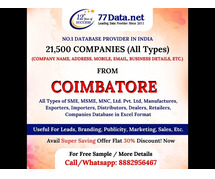 List of Manufacturing Companies in Coimbatore with Contacts