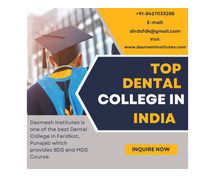 Pursue Your Dental Career at Low Fee BDS Colleges in India