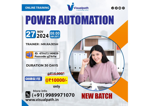 Power Automation: New Batch Starting Soon  Enroll Today