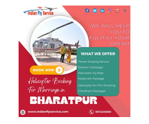 urgently book Wedding Helicopter Service in Bharatpur