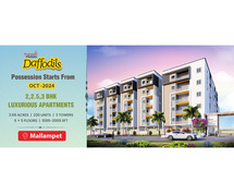 3 BHK Flats for Sale in Mallampet | 3 BHK Flats in Bachupally | Praneeth Pranav Daffodils