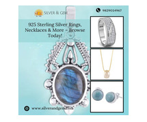 925 Sterling Silver Rings, Necklaces & More – Browse Today!