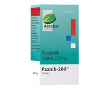 Treatment of kidney cancer with Pazopanib 200mg Tablet