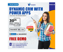 Online FREE DEMO On Microsoft Dynamics CRM with power Apps