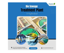 Bio Sewage Treatment Plant in Hyderabad | 9100122822 | Elysian industries