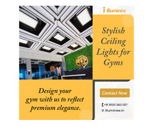 stylish ceiling lights for Gym | Illuminee Lighting