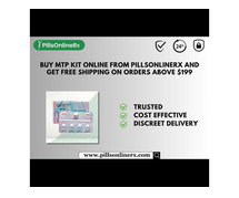 Buy MTP Kit Online From PillsOnlinerx and Get Free Shipping on Orders above $199