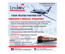 Get The High Level of Tridev Air Ambulance Kolkata Transportation Services