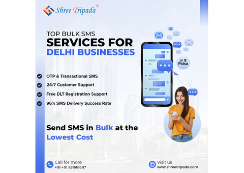 Increase Your Profits by utilizing Shree Tripada's Bulk SMS Services in Delhi!