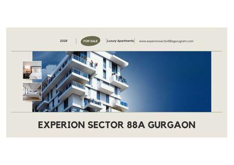 Experion Sector 88A Gurgaon - A Seamless Wave of Lifestyle