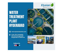 Water Treatment Plant Hyderabad | 9100122822 | Elysian industries