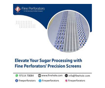 Elevate Your Sugar Processing with Fine Perforators' Precision Screens