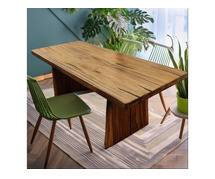 Buy Now: Elegant Solid Wood Dining Table Designs – Use Code 'WELCOME' for Discounts!