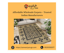 Affordable Wholesale Carpets – Trusted Indian Manufacturers