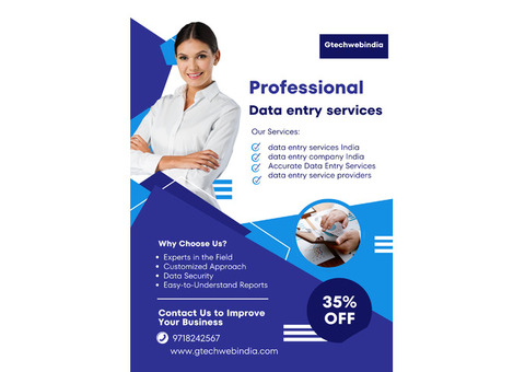 Accurate & Reliable Professional Data Entry Services