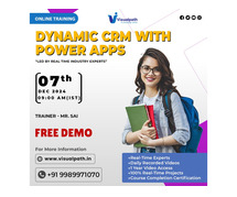 Online FREE DEMO On - Microsoft Dynamics CRM with Power Apps