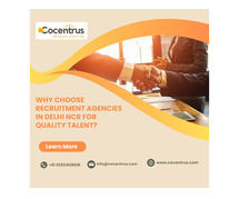 Why Choose Recruitment Agencies in Delhi NCR for Quality Talent?