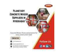 Planetary Concrete Mixers Suppliers in Hyderabad | 7675989961 | Buildmate