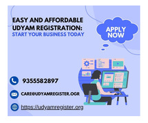 Easy and Affordable Udyam Registration: Start Your Business Today