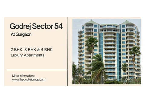 Godrej Sector 54 Gurgaon: Discover a World of Elegance