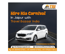 Book Chauffeur driven Kia Carnival hire service in Jaipur