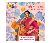 What are the different patterns available in printed pure silk sarees?