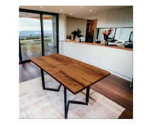 Use Coupon Code WELCOME to get 5% off this timeless wooden dining table.