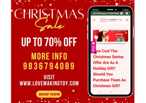 Christmas Sextoy Offer Upto 70% off for Your Pleasure Call 9836794089