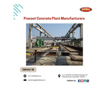 Precast Concrete Plant Manufacturers | +91 76759 89961 | Buildmate