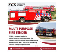 Fire Fighting Water Tender Manufacturer