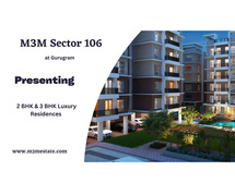 M3M Sector 106 Gurgaon - Remarkable Value. Unbeatable Location