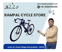 What bicycle brands are available at a Noida cycle shop?