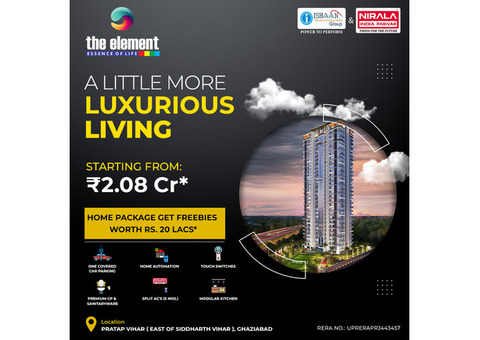 3 BHK Apartments Ghaziabad | The Element