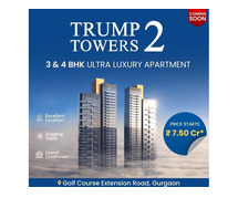 Trump Tower Sector 69 floor plan 3 BHK layouts in Gurgaon