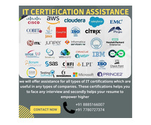 Best IT certifications with 100% pass guarantee support India and abroad