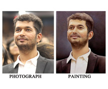 Hand Painted Portrait Artist in Delhi NCR India at Lowest Cost