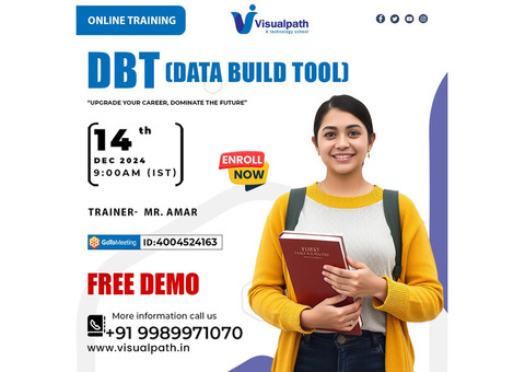 Data Build Tool Training | DBT Online Training